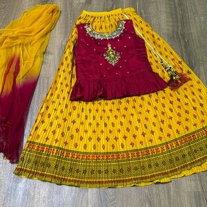 Kids designer lehenga /gagra choli